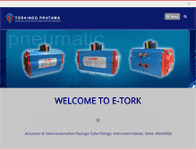 Tablet Screenshot of e-tork.com